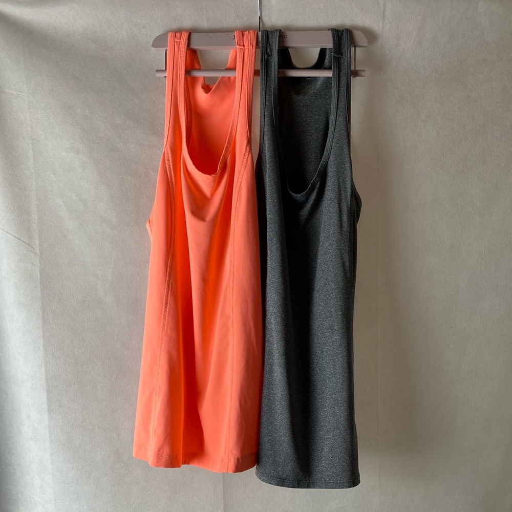 Active wear tanks.